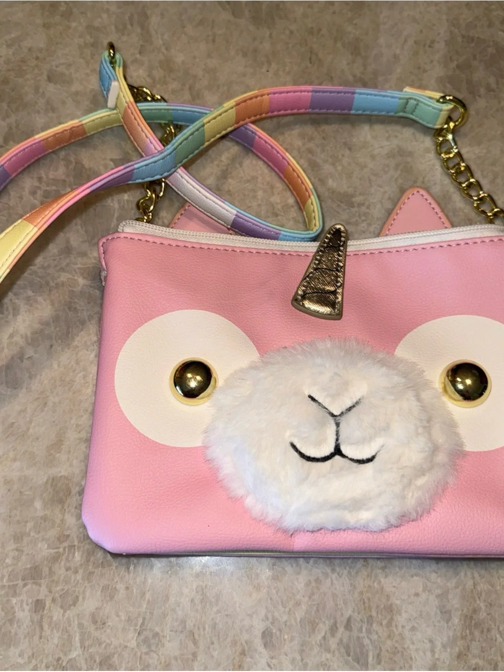 Betsey Johnson unicorn lama crossbody